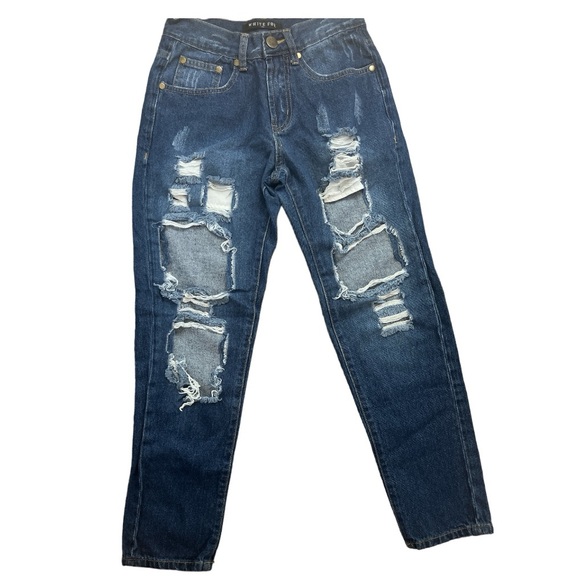 WHITEFOX RIPPED JEANS - Picture 2 of 6